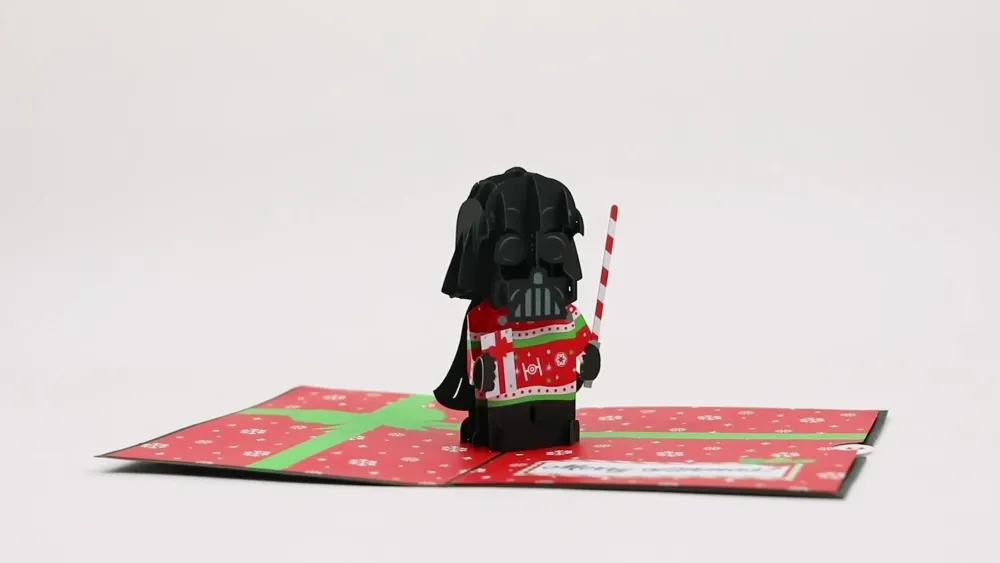 Lovepop Christmas 12/25|Star Wars|Star Wars™ Darth Vader™ Merry Sithmas Pop-Up Card
