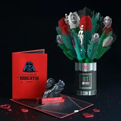 Lovepop Pop-Up Bouquets|Card & Gift Bundles|Star Wars™ Darth Vader™ Take My Breath Away Valentine Bundle