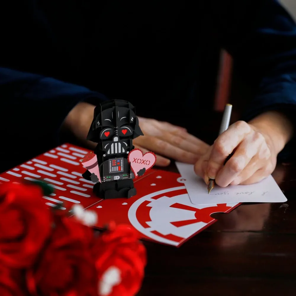 Lovepop Valentine'S Day 2/14|Kids|Star Wars™ Darth Vader™ Valentine Pop-Up Card