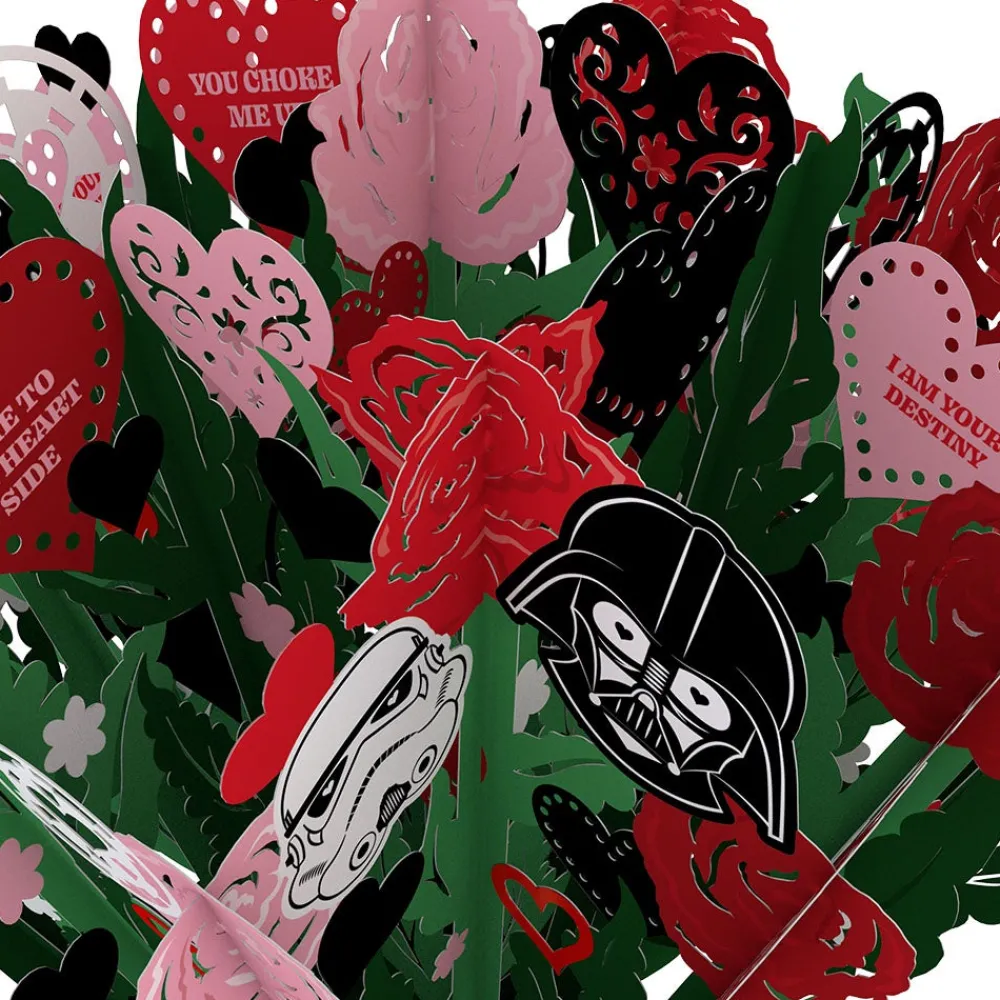 Lovepop Pop-Up Bouquets|Card & Gift Bundles|Star Wars™ Darth Vader™ Valentine Bundle