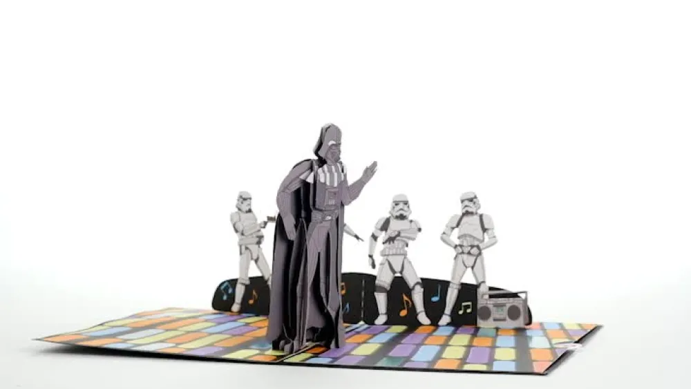 Lovepop Greeting Cards|Birthday|Star Wars™ Death Star™ Disco Birthday Pop-Up Card