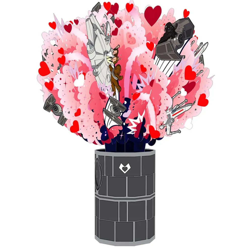 Lovepop Pop-Up Bouquets|Anniversary|Star Wars™ Death Star™ Love Explosion Bouquet