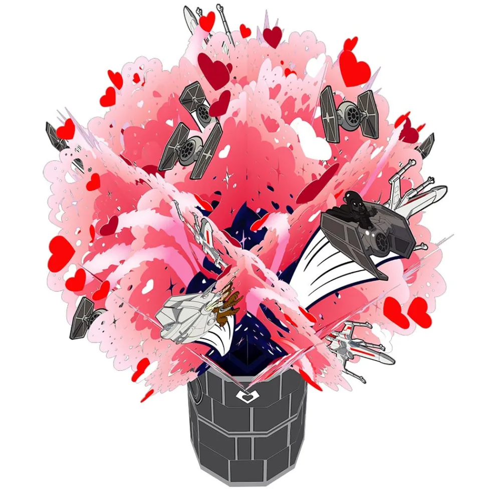 Lovepop Pop-Up Bouquets|Anniversary|Star Wars™ Death Star™ Love Explosion Bouquet