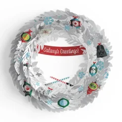 Lovepop Decor|Christmas 12/25|Star Wars™ Galaxy's Greetings Wreath