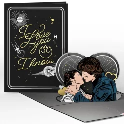 Lovepop Greeting Cards|Valentine'S Day 2/14|Star Wars™ Han Solo & Leia Love Pop-Up Card