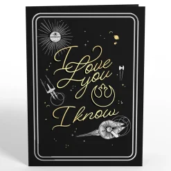 Lovepop Greeting Cards|Valentine'S Day 2/14|Star Wars™ Han Solo & Leia Love Pop-Up Card