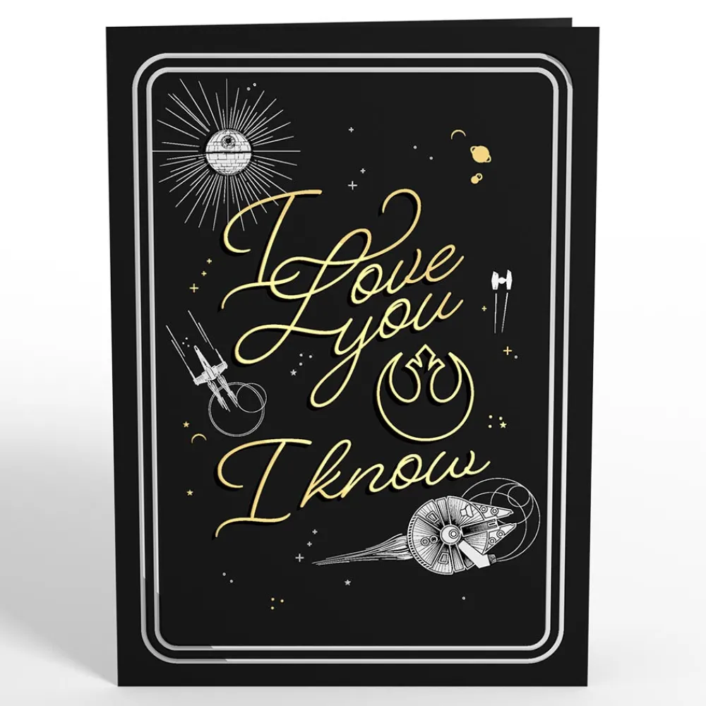 Lovepop Greeting Cards|Valentine'S Day 2/14|Star Wars™ Han Solo & Leia Love Pop-Up Card