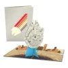 Lovepop Greeting Cards|Birthday|Star Wars™ Millennium Falcon™ Pop-Up Card