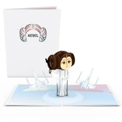 Lovepop Greeting Cards|Birthday|Star Wars™ Princess Leia™: Rebel Pop-Up Card