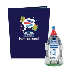 Lovepop Birthday|Kids|Star Wars™ R2-D2™ Birthday Card with Pop-Up Gift