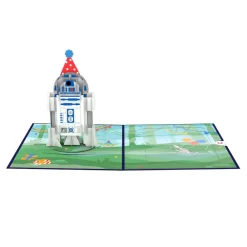Lovepop Birthday|Kids|Star Wars™ R2-D2™ Birthday Card with Pop-Up Gift