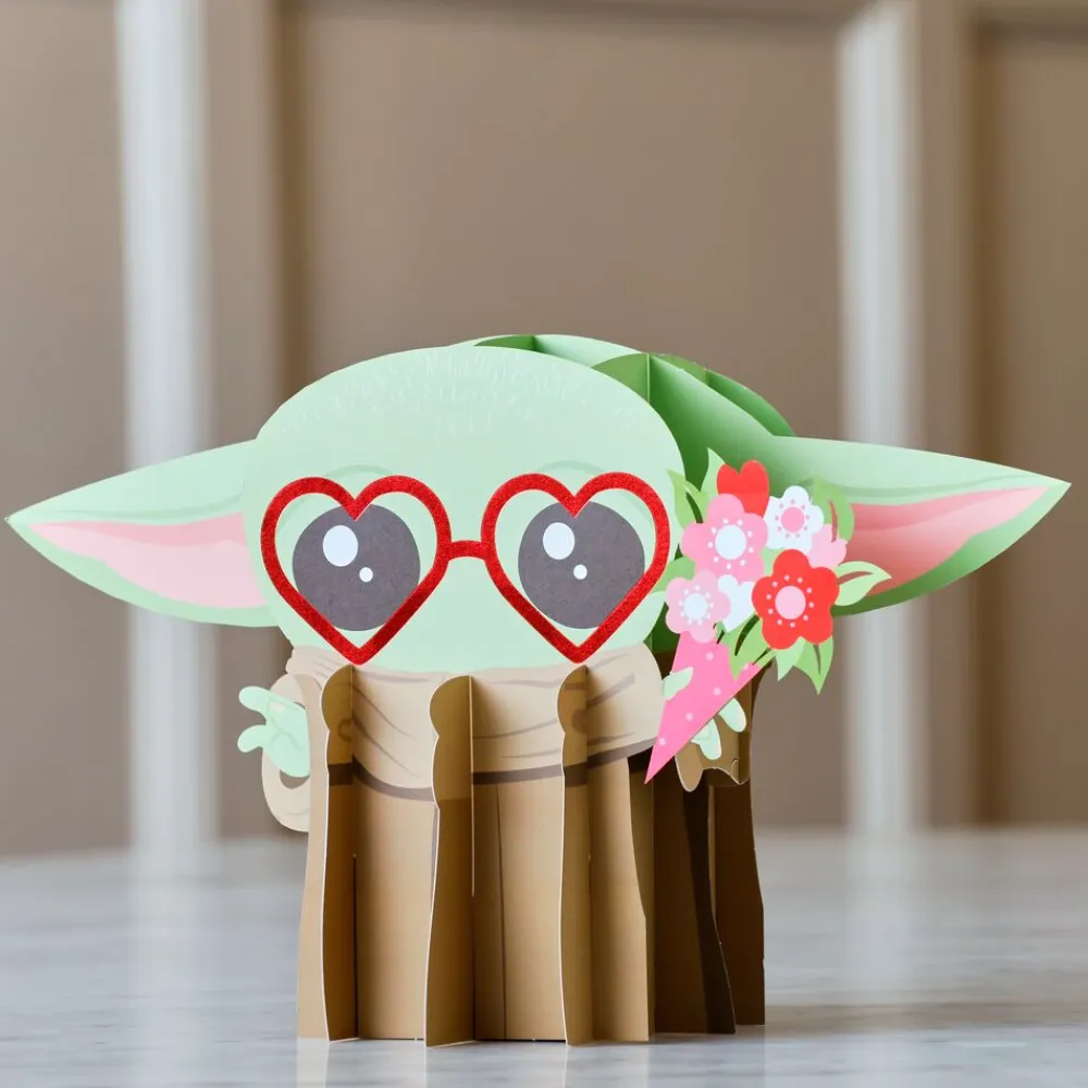 Lovepop Decor|Anniversary|Star Wars™ The Mandalorian™ Grogu™ Love Giant Pop-Up Gift