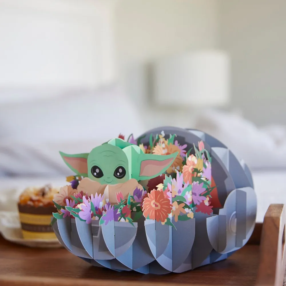 Lovepop Decor|Just Because|Star Wars™ The Mandalorian™ Floral Grogu™ Giant Pop-Up Gift