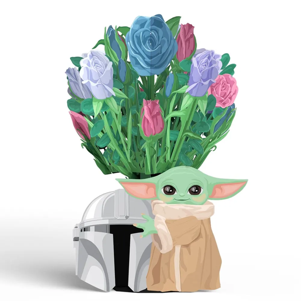 Lovepop Pop-Up Bouquets|Flower Buds|Star Wars™ The Mandalorian™ Grogu™ Flower Buds Bouquet