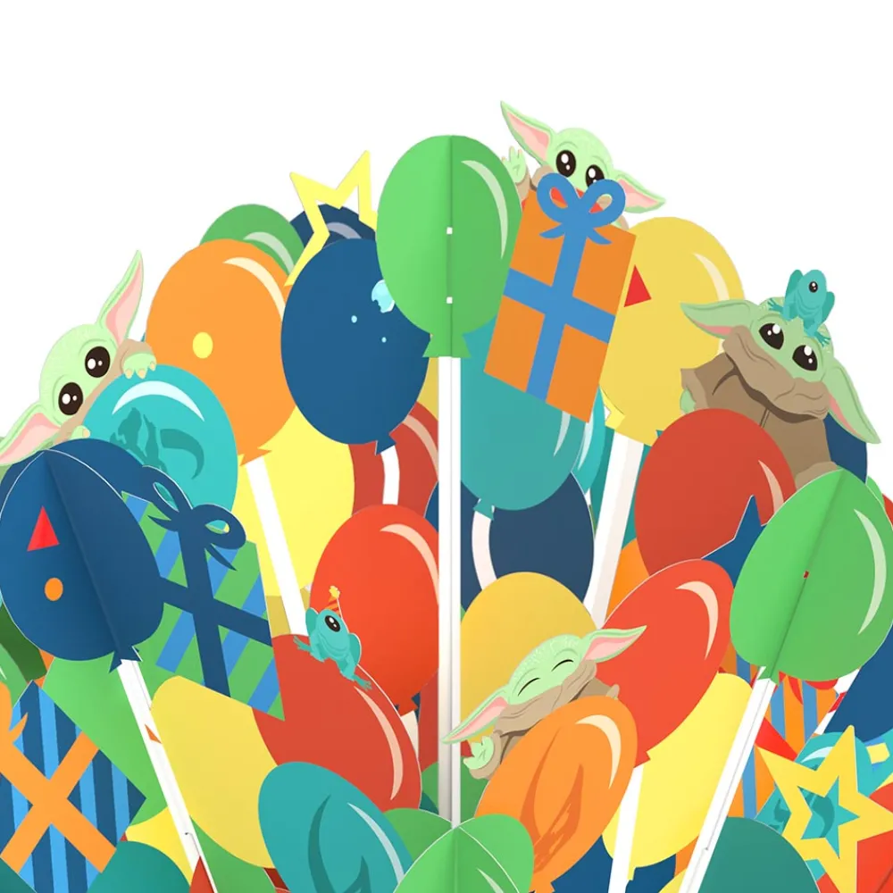 Lovepop Birthday|Star Wars|Star Wars™ The Mandalorian™ Grogu™ Birthday Balloon Bouquet