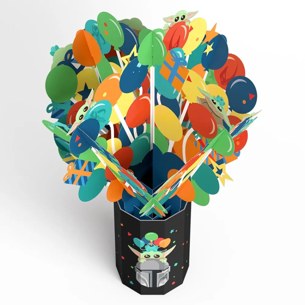 Lovepop Birthday|Star Wars|Star Wars™ The Mandalorian™ Grogu™ Birthday Balloon Bouquet