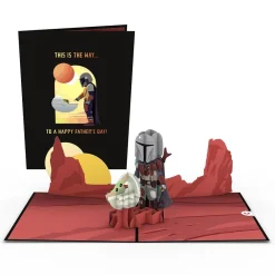 Lovepop Father'S Day 6/15|Dad|Star Wars™ The Mandalorian™ A Mandalorian Father's Day Pop-Up Card