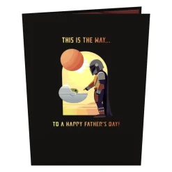 Lovepop Father'S Day 6/15|Dad|Star Wars™ The Mandalorian™ A Mandalorian Father's Day Pop-Up Card