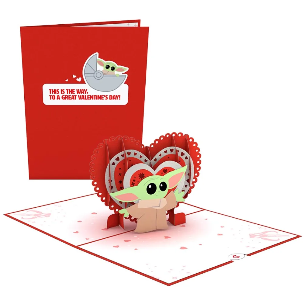 Lovepop Valentine'S Day 2/14|Kids|Star Wars™ The Mandalorian™ The Child: Valentine's Way Pop-Up Card