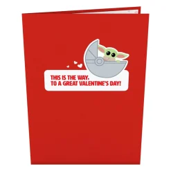 Lovepop Valentine'S Day 2/14|Kids|Star Wars™ The Mandalorian™ The Child: Valentine's Way Pop-Up Card