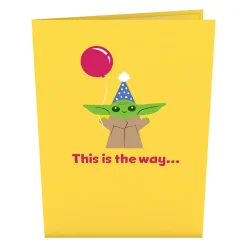 Lovepop Birthday|Kids|Star Wars™ The Mandalorian™ The Birthday Way Pop-Up Card