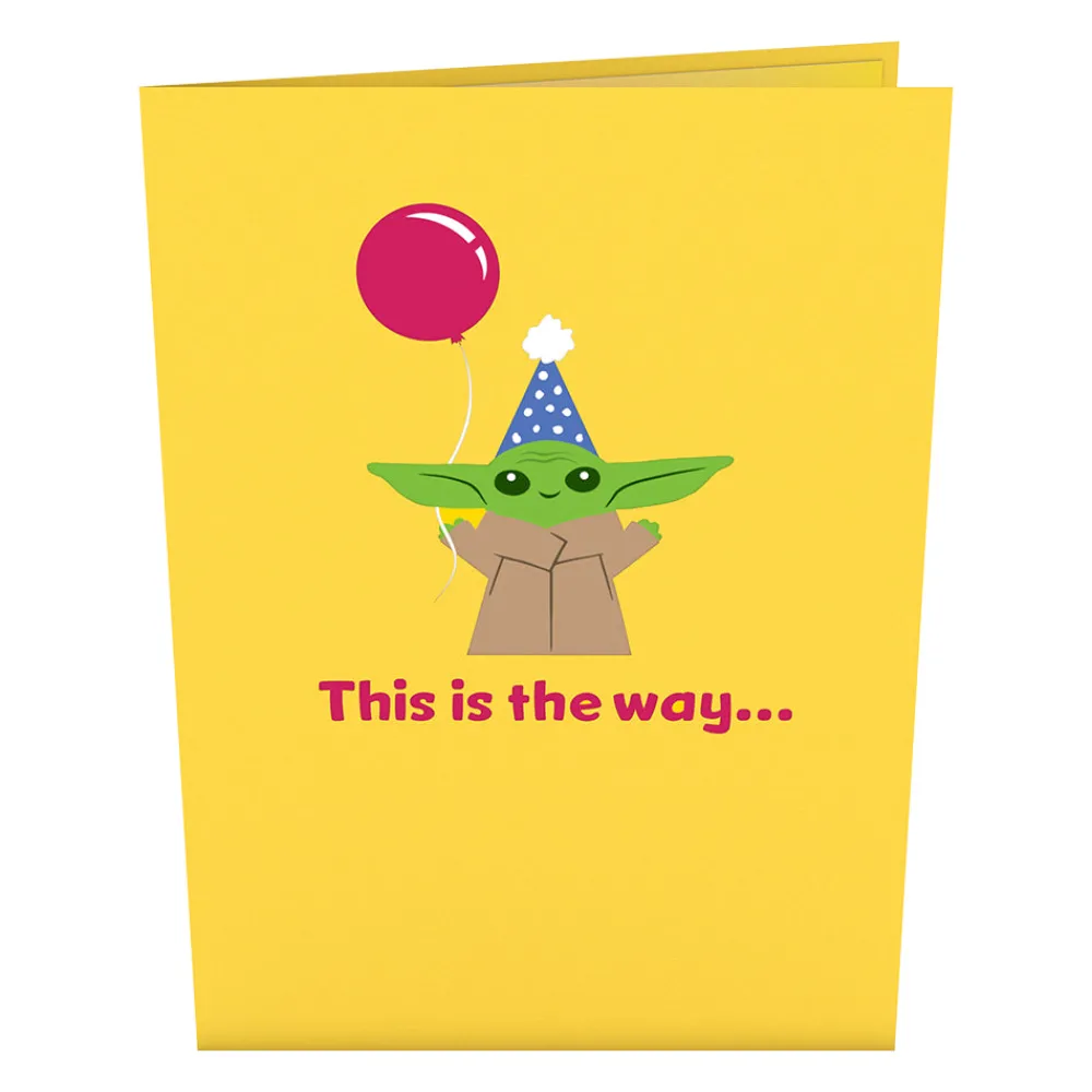 Lovepop Birthday|Kids|Star Wars™ The Mandalorian™ The Birthday Way Pop-Up Card