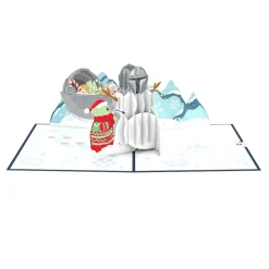 Lovepop Christmas 12/25|Star Wars|Star Wars™ The Mandalorian™ Galaxy's Greetings Pop-Up Card