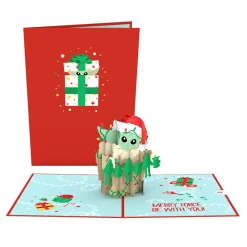 Lovepop Christmas 12/25|Kids|Star Wars™ The Mandalorian™ Very Merry Grogu™ Pop-Up Card