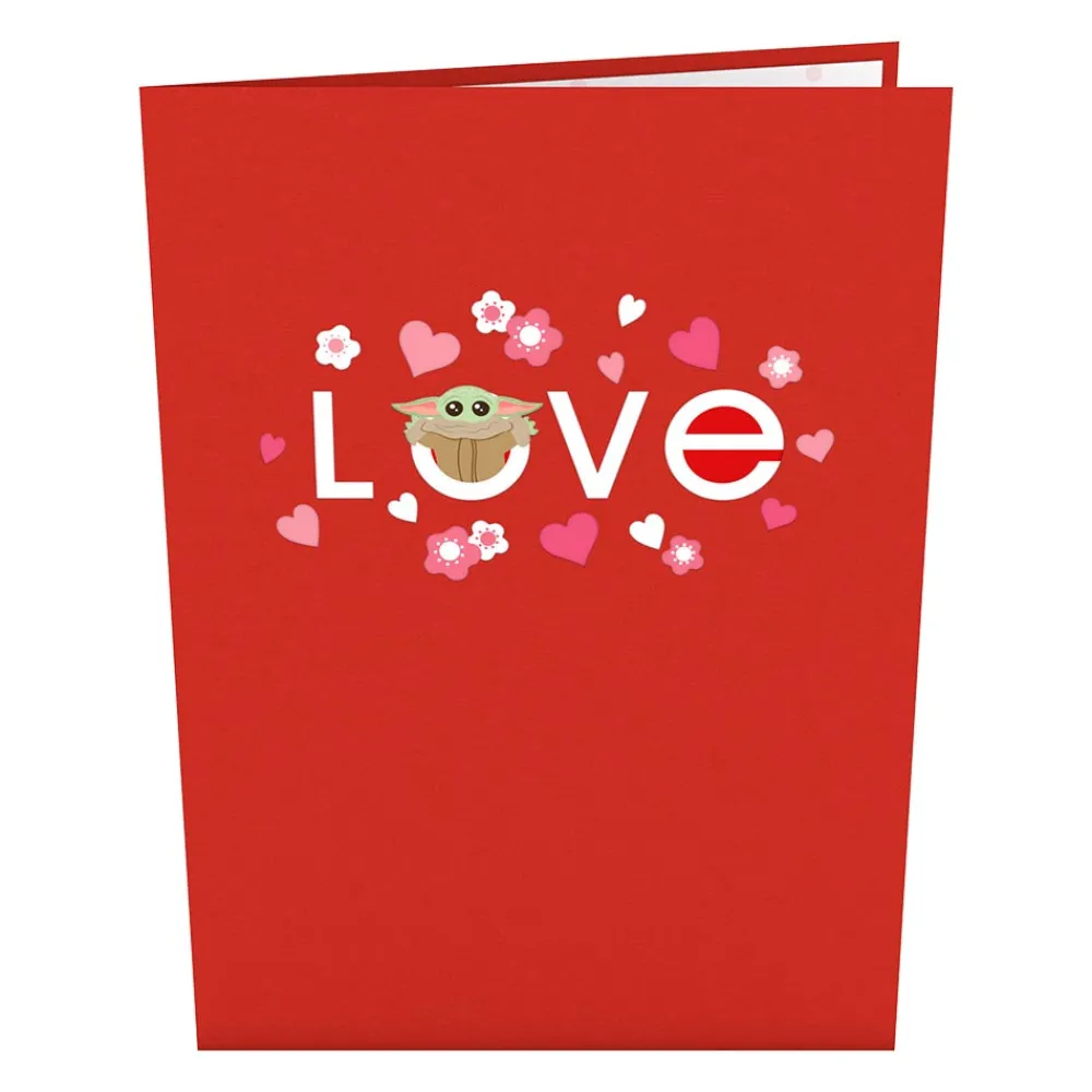 Lovepop Greeting Cards|Valentine'S Day 2/14|Star Wars™ The Mandalorian™ Grogu™ Love Pop-Up Card