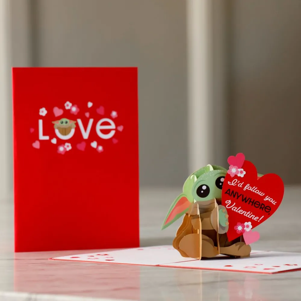 Lovepop Greeting Cards|Valentine'S Day 2/14|Star Wars™ The Mandalorian™ Grogu™ Love Pop-Up Card