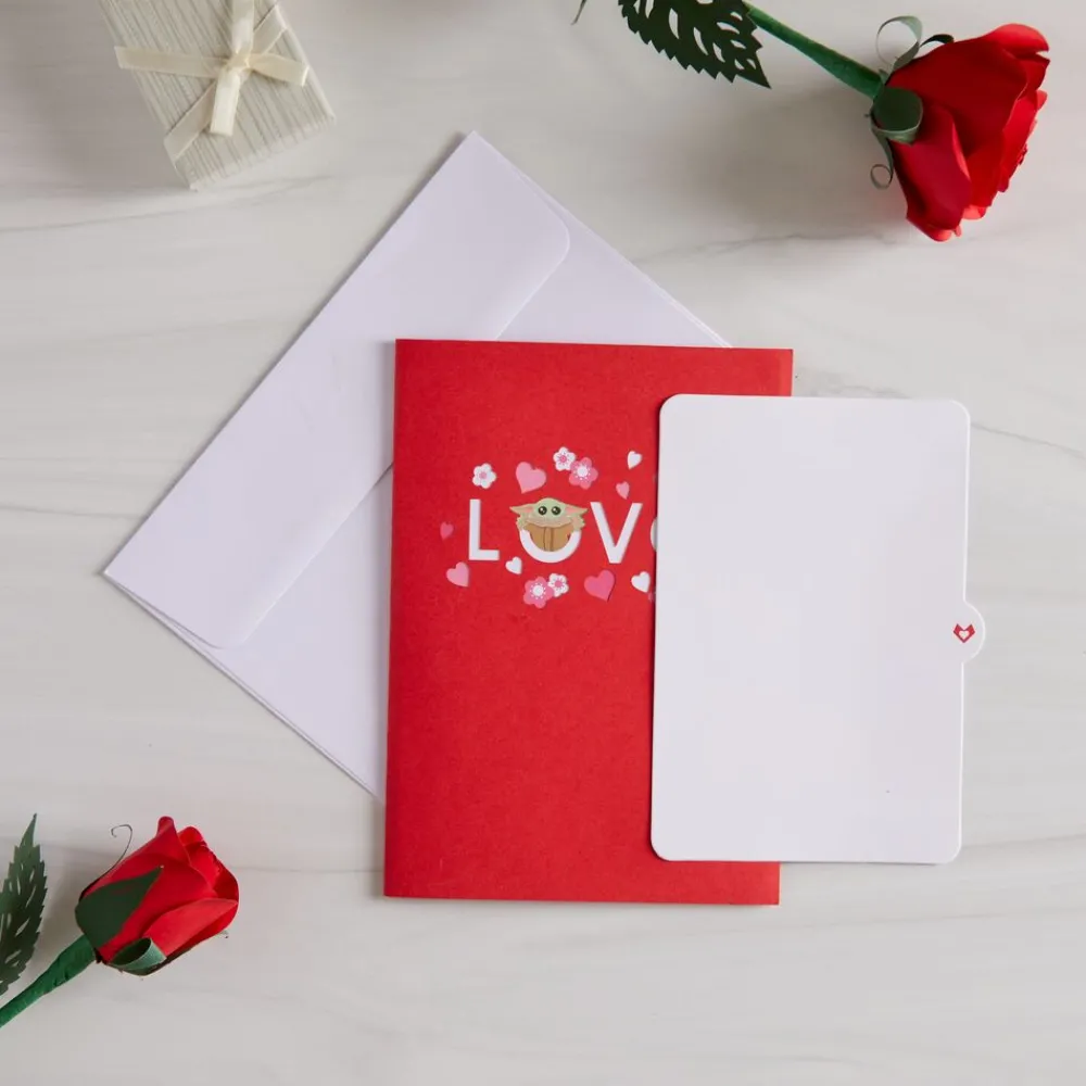 Lovepop Greeting Cards|Valentine'S Day 2/14|Star Wars™ The Mandalorian™ Grogu™ Love Pop-Up Card