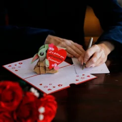 Lovepop Greeting Cards|Valentine'S Day 2/14|Star Wars™ The Mandalorian™ Grogu™ Love Pop-Up Card