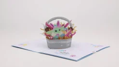 Lovepop Easter 4/20|Kids|Star Wars™ The Mandalorian™ Best Easter in the Gal-eggsy Pop-Up Card