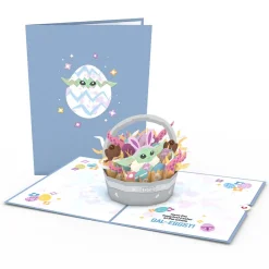 Lovepop Easter 4/20|Kids|Star Wars™ The Mandalorian™ Best Easter in the Gal-eggsy Pop-Up Card