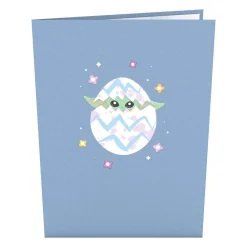 Lovepop Easter 4/20|Kids|Star Wars™ The Mandalorian™ Best Easter in the Gal-eggsy Pop-Up Card
