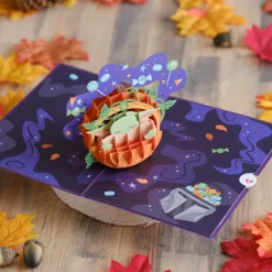 Lovepop Halloween 10/31|Kids|Star Wars™ The Mandalorian™ Grogu™ Candy is the Way Pop-Up Card