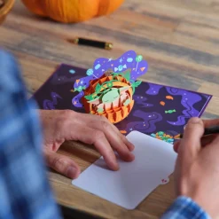 Lovepop Halloween 10/31|Kids|Star Wars™ The Mandalorian™ Grogu™ Candy is the Way Pop-Up Card