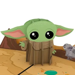 Lovepop Birthday|Kids|Star Wars™ The Mandalorian™ Grogu™ Birthday Best Wishes Pop-Up Card