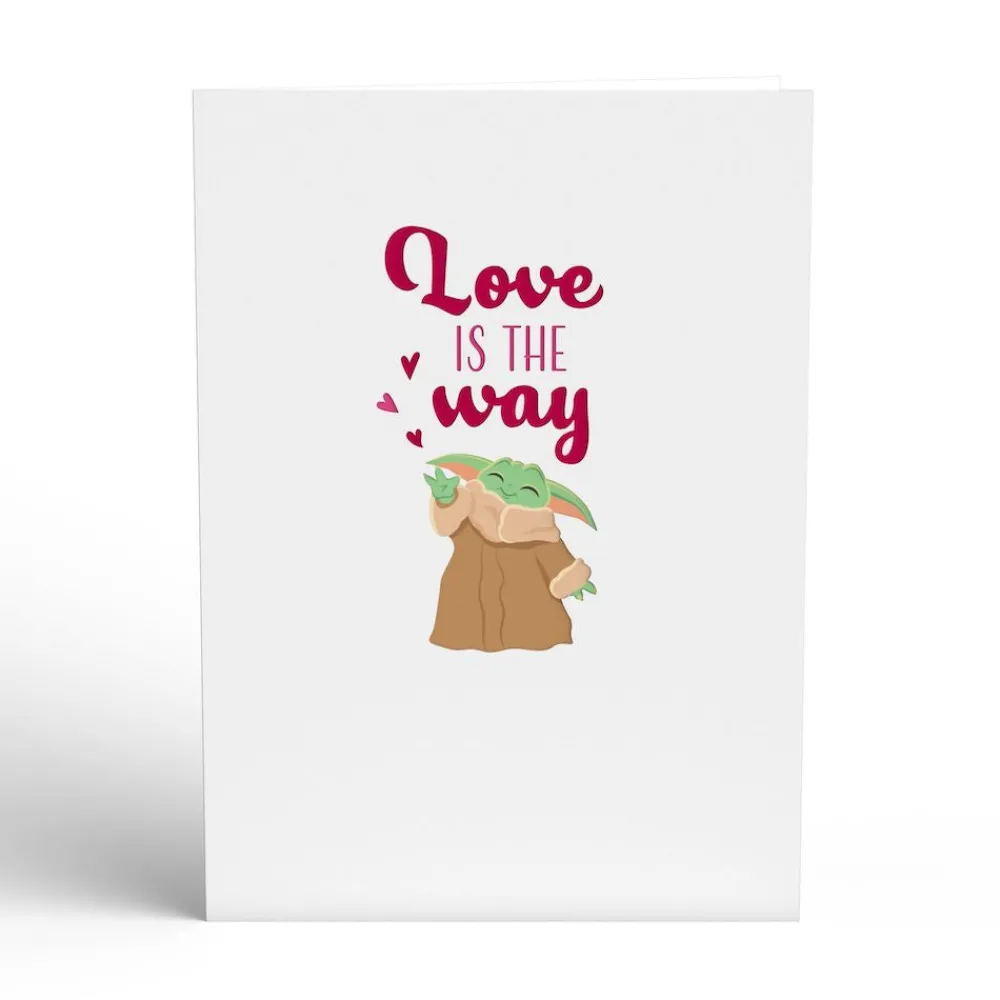 Lovepop Valentine'S Day 2/14|Star Wars|Star Wars™ The Mandalorian™ Grogu™ Love is the Way Pop-Up Card