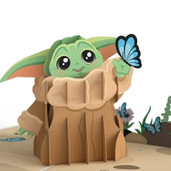Lovepop Greeting Cards|Mother'S Day 5/11|Star Wars™ The Mandalorian™ Grogu™ Mother's Day Butterfly Pop-Up Card