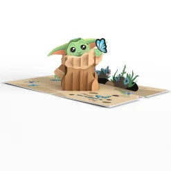 Lovepop Greeting Cards|Mother'S Day 5/11|Star Wars™ The Mandalorian™ Grogu™ Mother's Day Butterfly Pop-Up Card