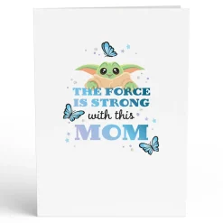 Lovepop Greeting Cards|Mother'S Day 5/11|Star Wars™ The Mandalorian™ Grogu™ Mother's Day Butterfly Pop-Up Card