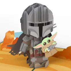 Lovepop Father'S Day 6/15|Dad|Star Wars™ The Mandalorian™ Beskar Father's Day Pop-Up Card