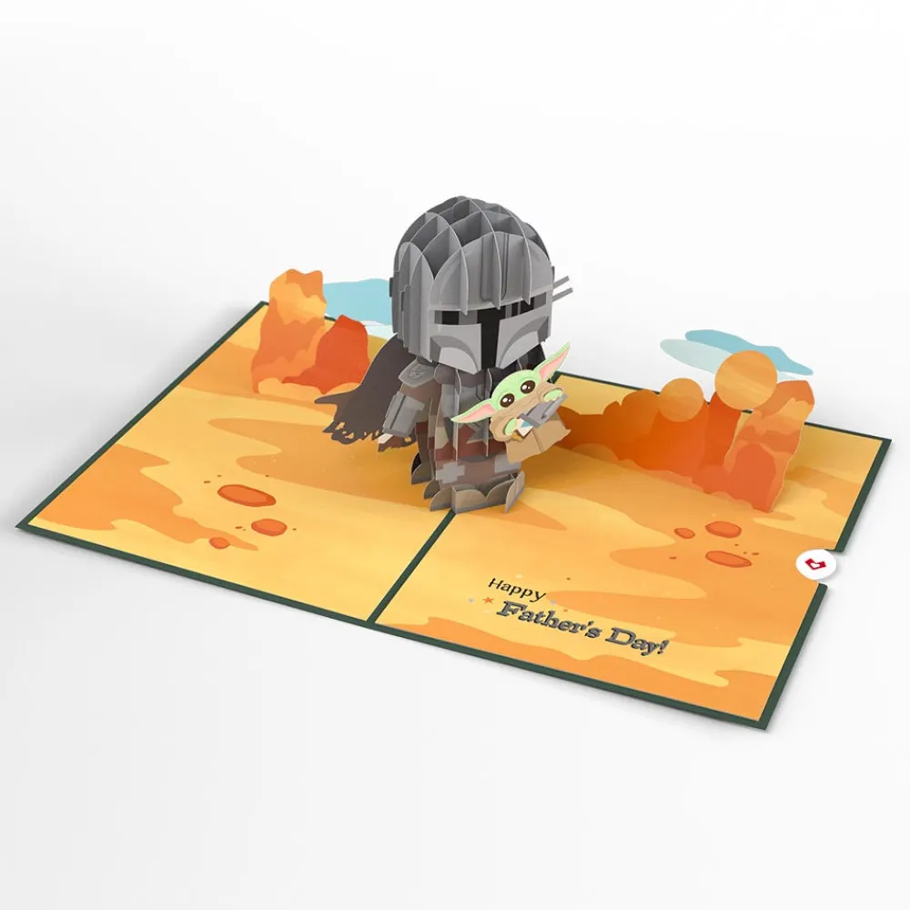 Lovepop Father'S Day 6/15|Dad|Star Wars™ The Mandalorian™ Beskar Father's Day Pop-Up Card