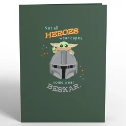 Lovepop Father'S Day 6/15|Dad|Star Wars™ The Mandalorian™ Beskar Father's Day Pop-Up Card