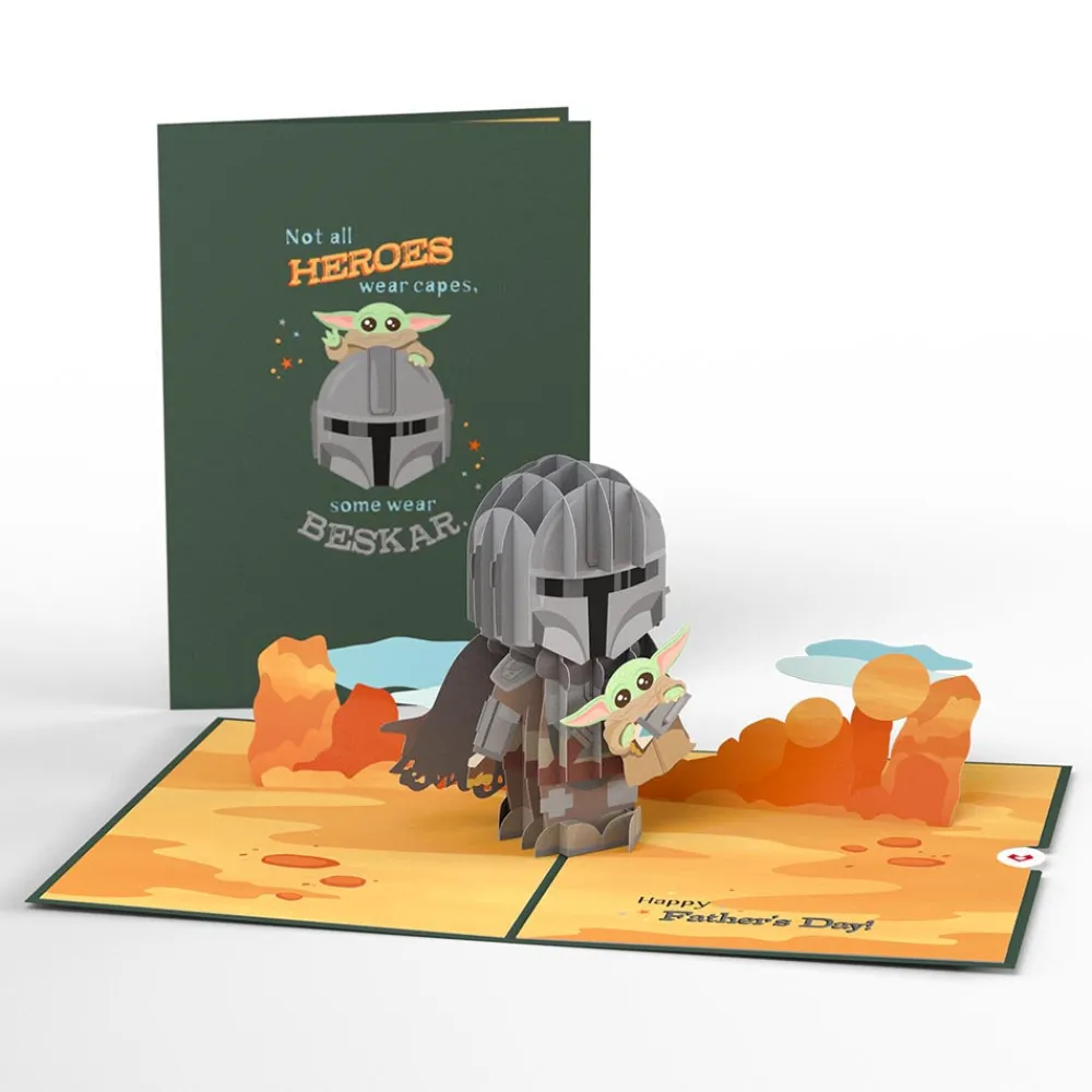 Lovepop Father'S Day 6/15|Dad|Star Wars™ The Mandalorian™ Beskar Father's Day Pop-Up Card
