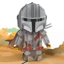 Lovepop Birthday|Star Wars|Star Wars™ The Mandalorian™ Legendary Warrior Birthday Pop-Up Card