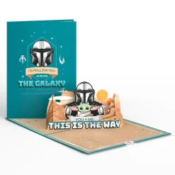 Lovepop Valentine'S Day 2/14|Star Wars|Star Wars™ The Mandalorian™ You + Me Pop-Up Card