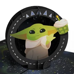 Lovepop Birthday|Star Wars|Star Wars™ The Mandalorian™ Grogu™ Mystic Birthday Pop-Up Card