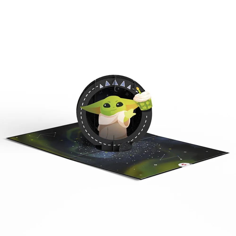 Lovepop Birthday|Star Wars|Star Wars™ The Mandalorian™ Grogu™ Mystic Birthday Pop-Up Card